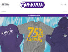 Tablet Screenshot of kstategear.com